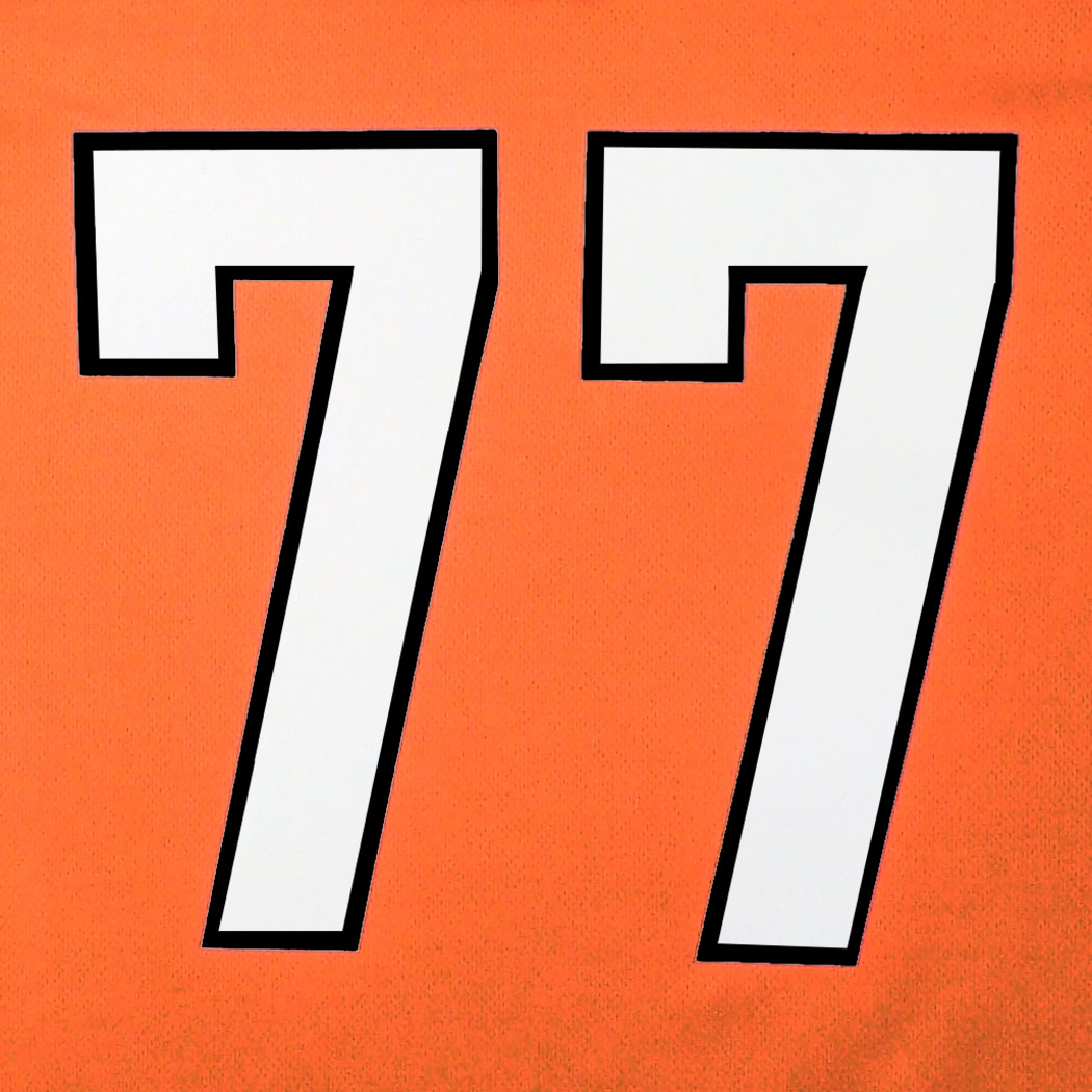 Custom Hockey Jersey Add A 2 Color Number to Your Jersey