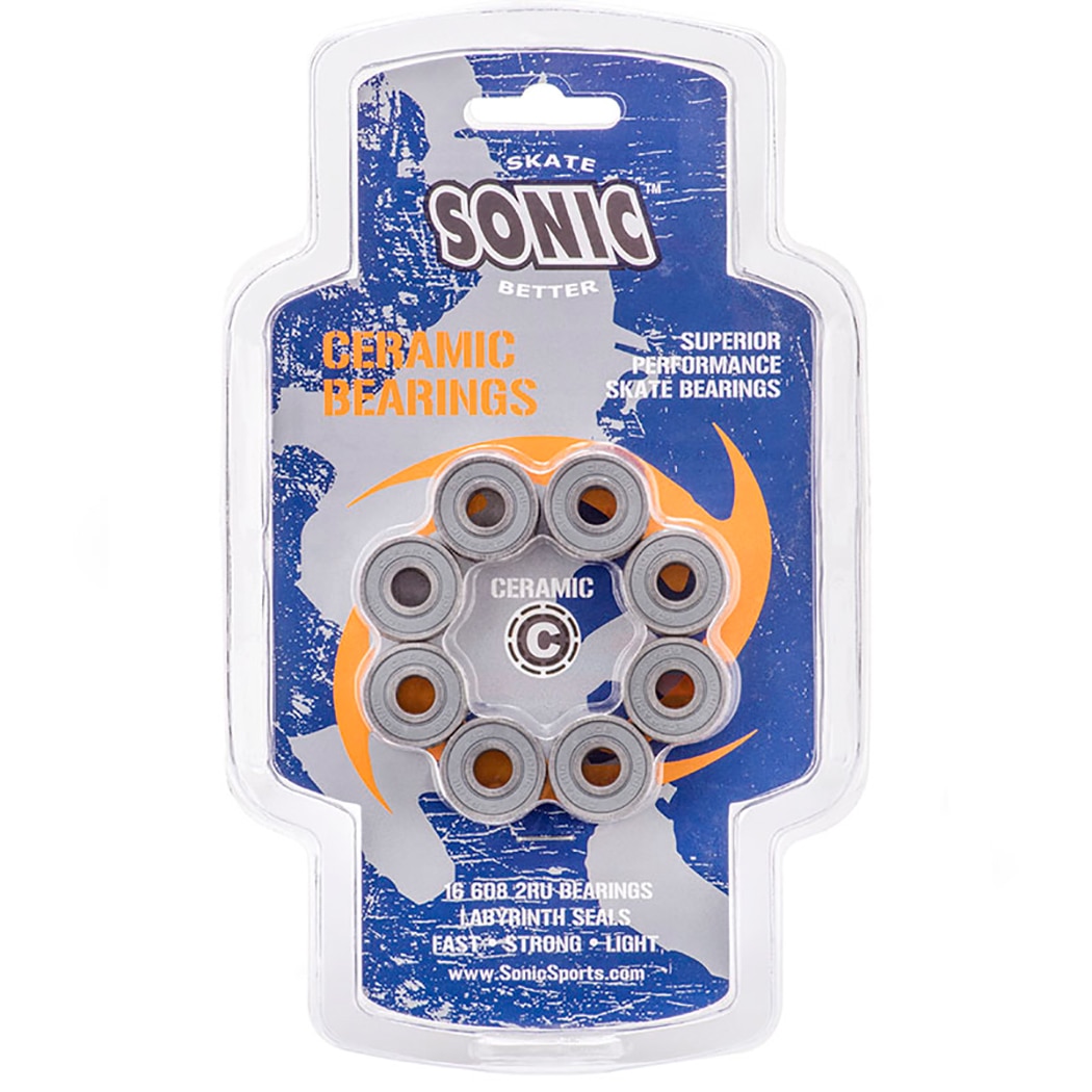 Sonic 16Pack Inline Hockey Bearings (Ceramic)