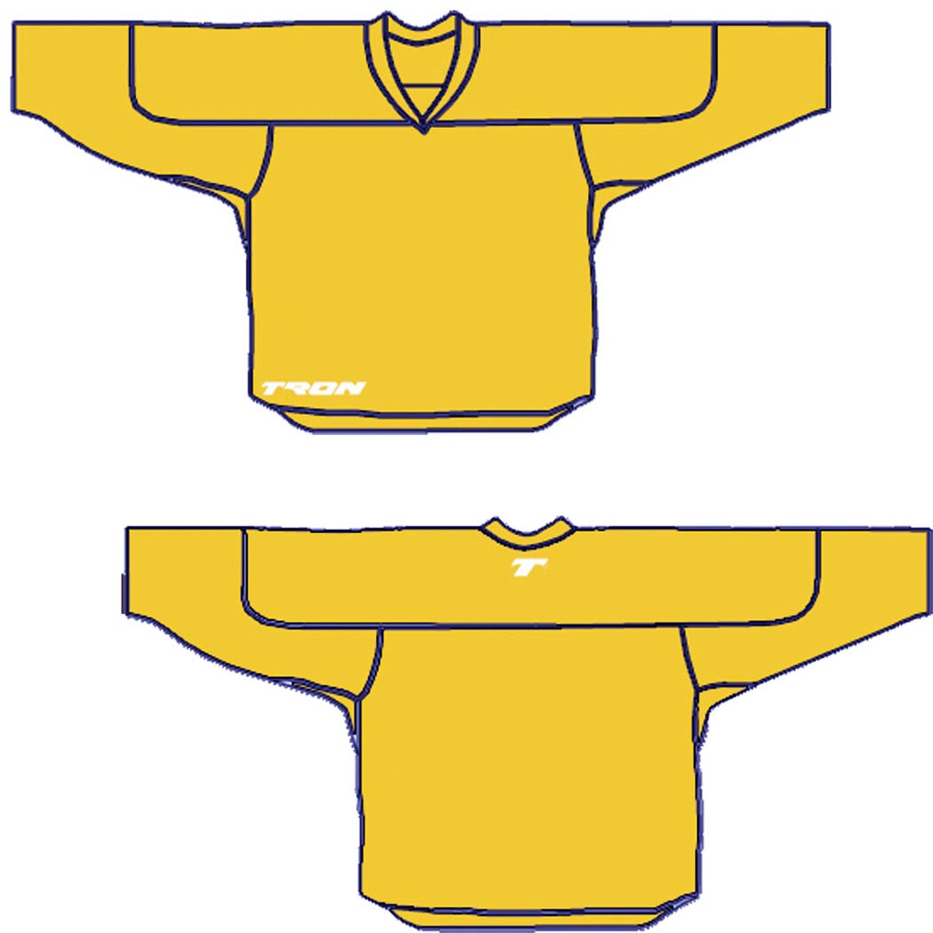 orange hockey practice jersey
