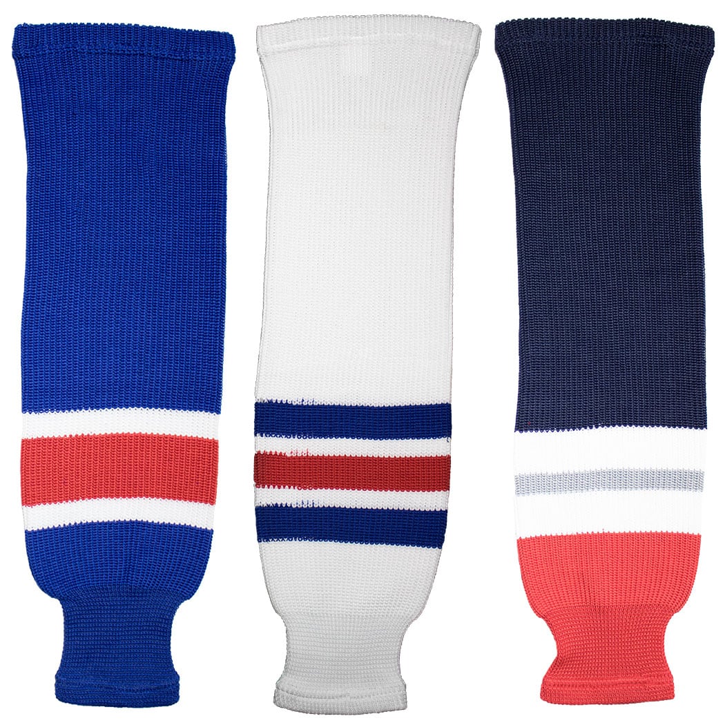 New York Rangers Knit Hockey Socks (TronX SK200)